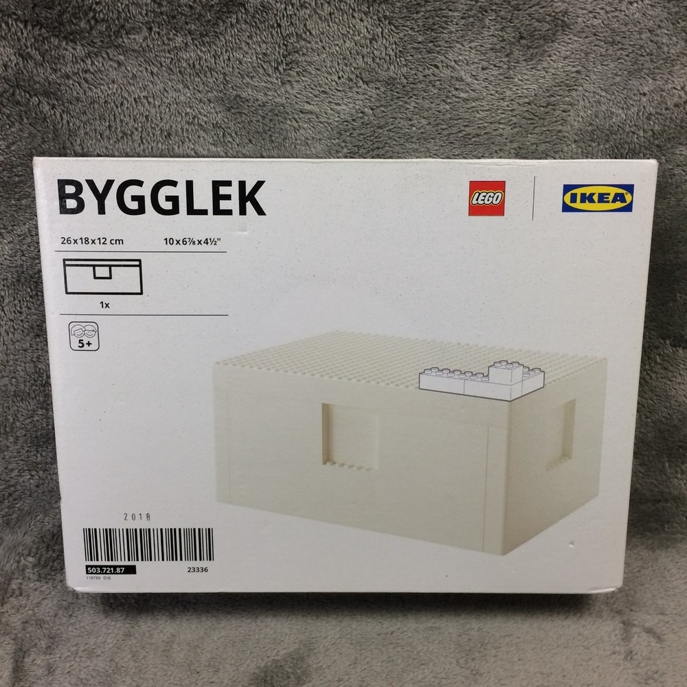 LEGO IKEA BYGGLEK Box with Lid 26x18x12cm (503.721.87)  NEW/ SEALED BOX Medium